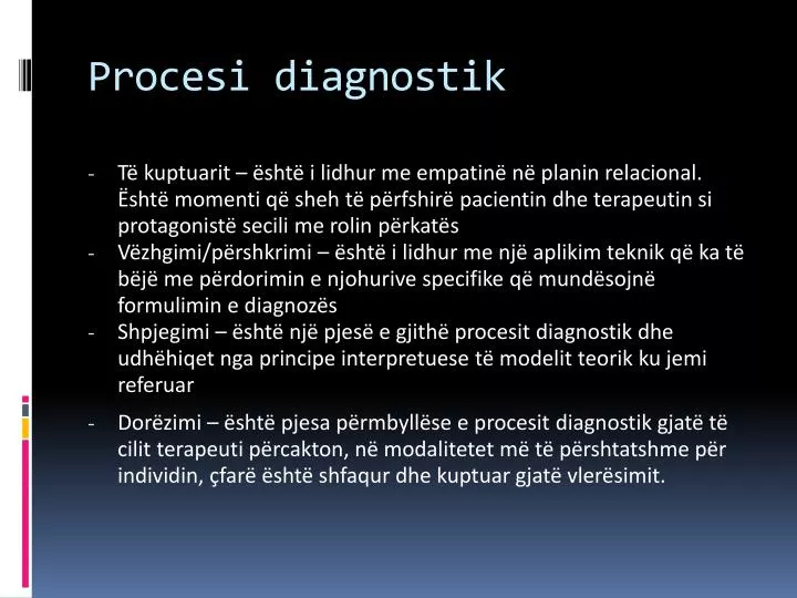procesi diagnostik