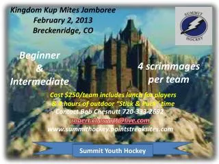 Kingdom Kup Mites Jamboree February 2, 2013 Breckenridge, CO