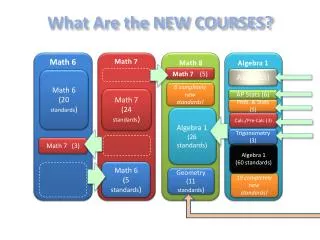 What Are the NEW COURSES?