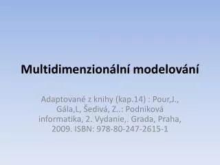 multidimenzion ln modelov n