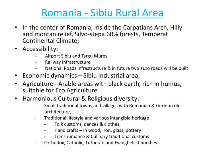 romania sibiu rural area