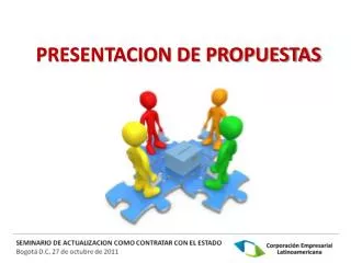presentacion de propuestas