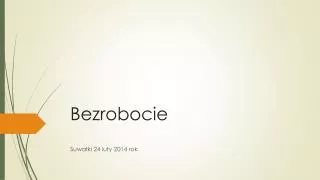 bezrobocie