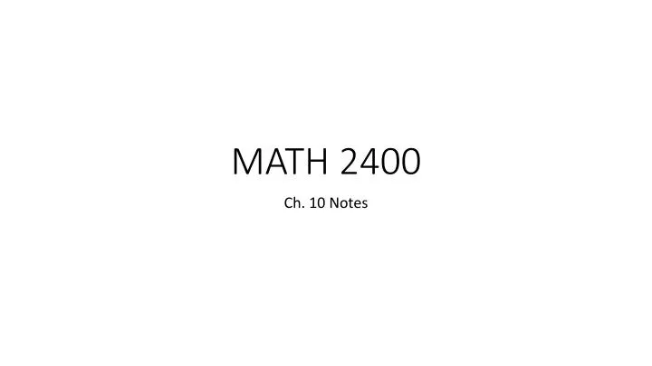 math 2400
