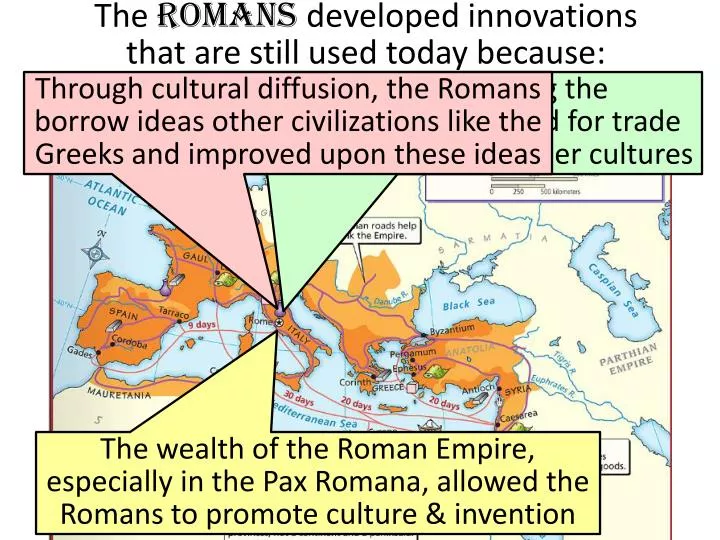 the romans developed innovations that are still used today because