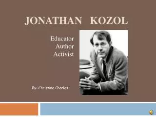 Jonathan Kozol