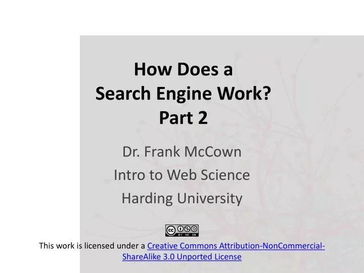 how does a search engine work part 2