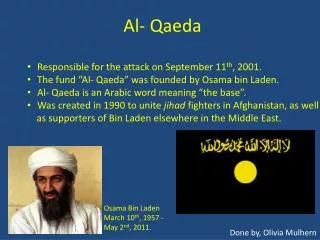 Al- Qaeda