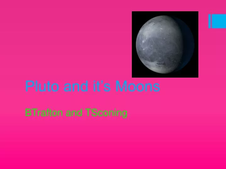 pluto and it s moons