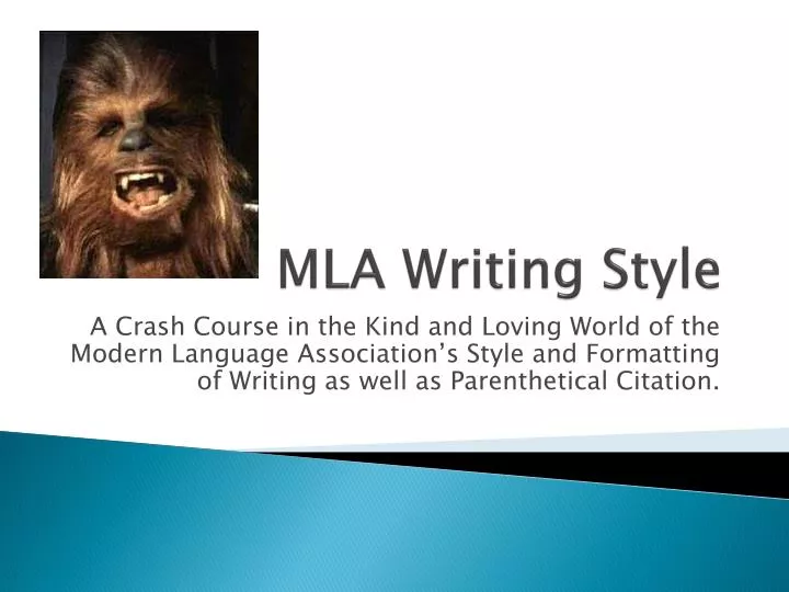 mla writing style