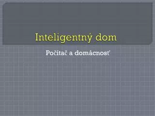 inteligentn dom