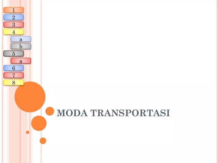 moda transportasi