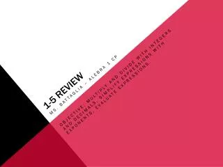 1-5 Review