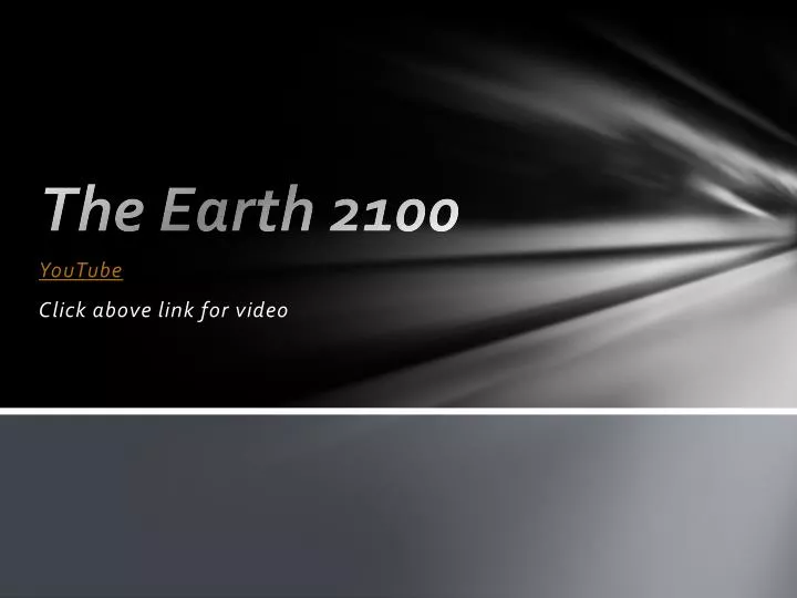 the earth 2100