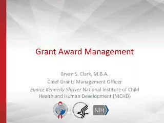 Grant Award Management