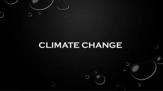climate change