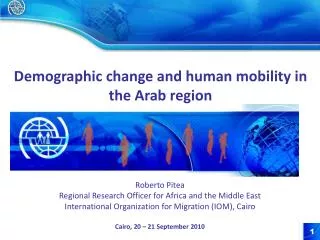 Roberto Pitea Regional Research Officer for Africa and the Middle East