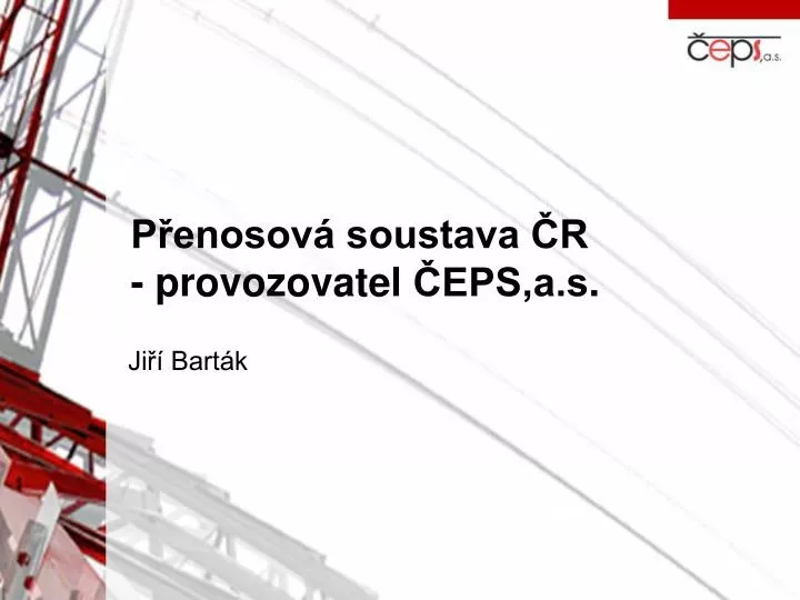 p enosov soustava r provozovatel eps a s