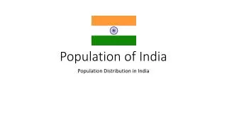 Population of India