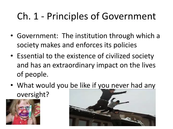 ch 1 principles of government