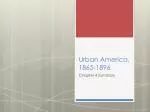 Urban America, 1865-1896