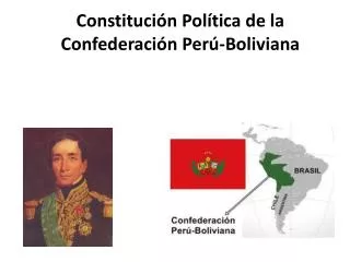 constituci n pol tica de la confederaci n per boliviana