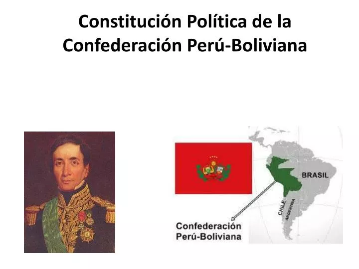 constituci n pol tica de la confederaci n per boliviana