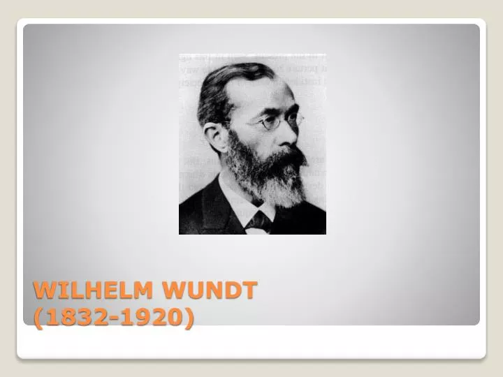 wilhelm wundt 1832 1920