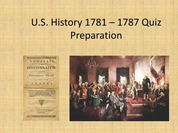 u s history 1781 1787 quiz preparation
