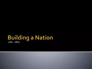 Building a Nation