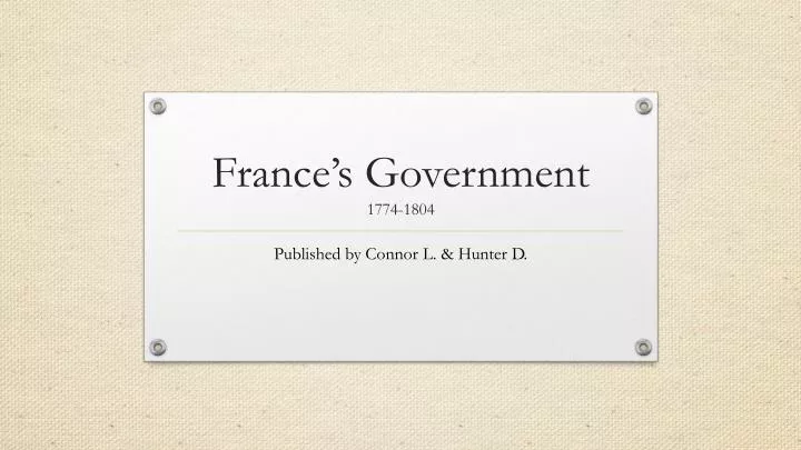 france s government 1774 1804