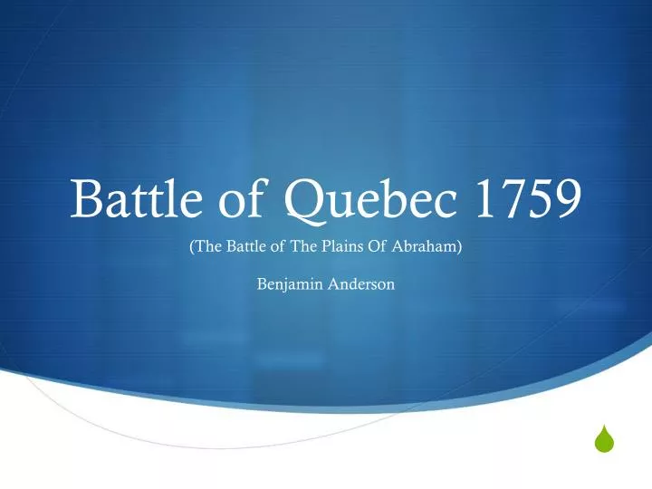 battle of quebec 1759