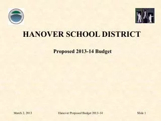 HANOVER SCHOOL DISTRICT