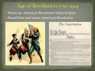 Age of Revolution 1750-1914