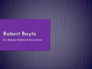 Robert Boyle