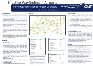 Effective Wayfinding in Airports