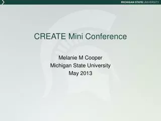 CREATE Mini Conference