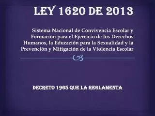 decreto 1965 que la reglamenta