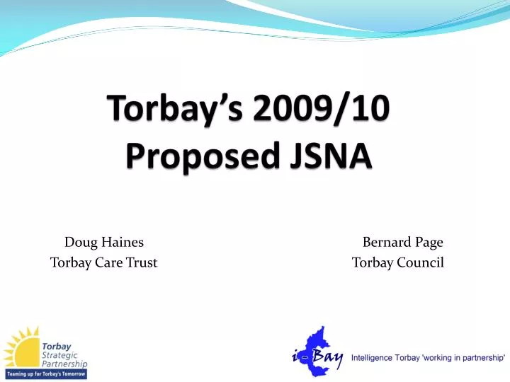 torbay s 2009 10 proposed jsna