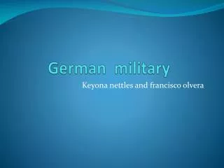 German military