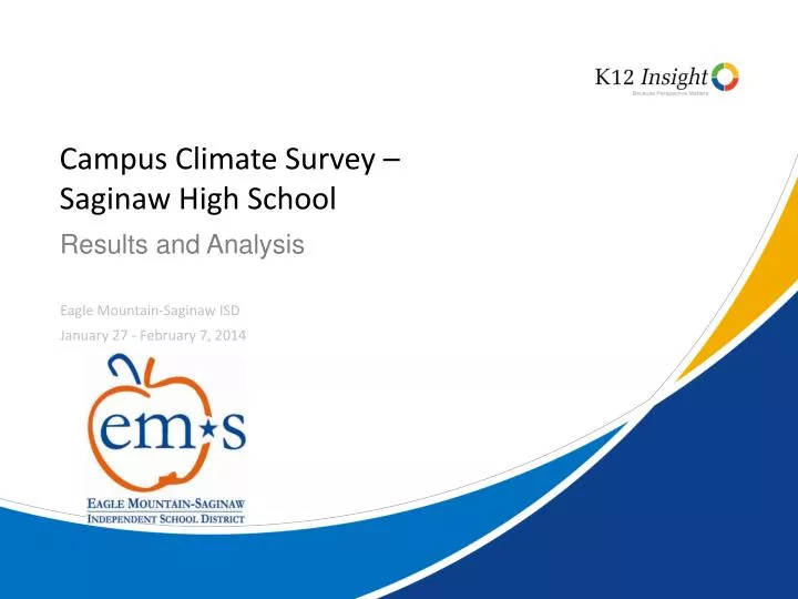 campus climate survey saginaw high school
