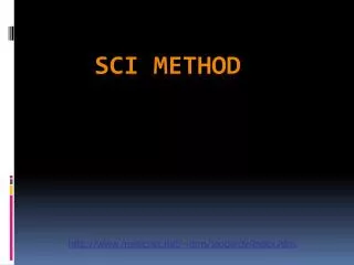Sci Method