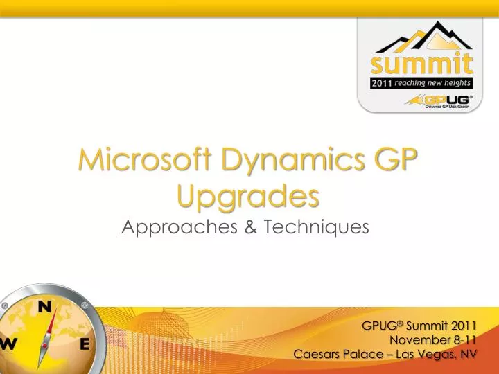 microsoft dynamics gp upgrades