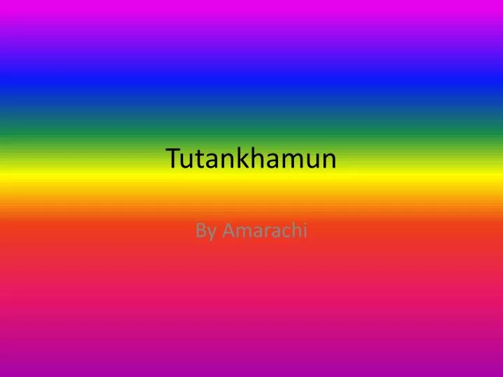 tutankhamun