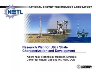 Research Plan for Utica Shale Characterization and Development