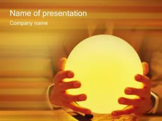 name of presentation