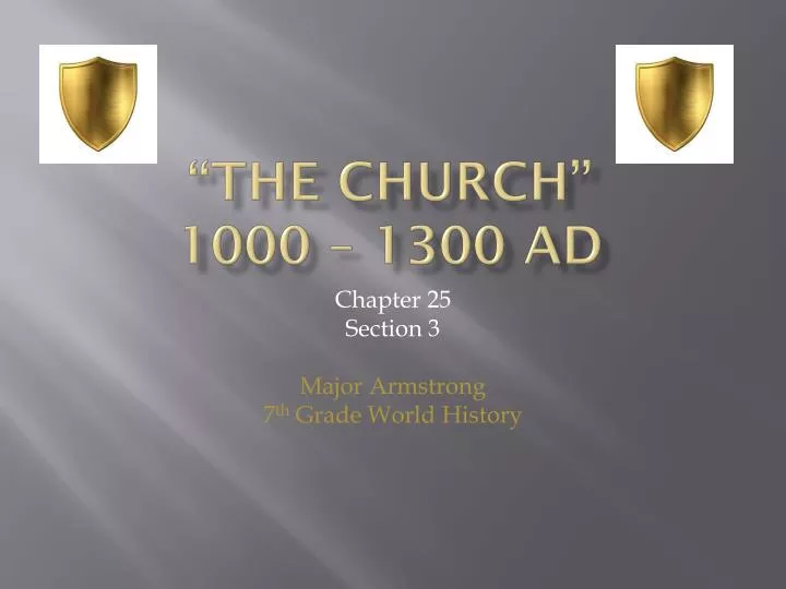 the church 1000 1300 ad