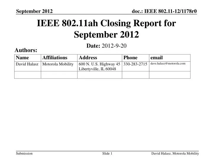 ieee 802 11ah closing report for september 2012