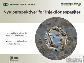 nye perspektiver for injektionsspr jter
