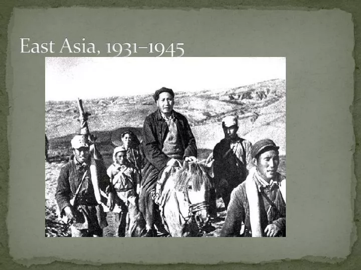 east asia 1931 1945